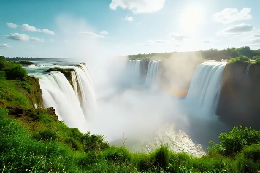 Cataratas do Iguaçu: Quedas d'água imponentes, natureza exuberante e céu azul. Roteiro e passeios imperdíveis!